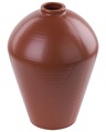 Beliani Blumenvase Keramik braun 22 cm XANTHI Vase