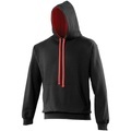 Kapuzenpullover Kapuzensweatshirt Damen Schwarz 3XL