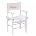 Regisseur Stuhl Für Kinder Weiss Unisex Weiss ONE SIZE