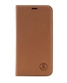 Apple, JT Berlin - iPhone 12 / iPhone 12 Pro Echtleder Bookcase Hülle Tegel (10661) - Braun (Cognac)