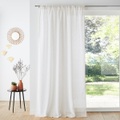 Vorhang Nyong Mit Faltenband Unisex Weiss 140 x 250 cm