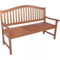 GARDEN PLEASURE Gartenbank »PHUKET«, Eukalyptus, 150x105x63 cm, braun