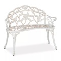 Northio - Gartenbank-bronzefarben mit Rosen, One Size