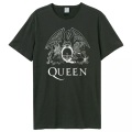 Amplified - Line Art Crest TShirt, XXL, Charcoal Black