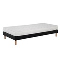 Matratzen-set Eco | 90x190 | Schaumstoff | 14 Cm | Boxspring-polsterung In Unisex Schwarz / Schwarz 90X190CM