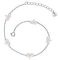 Glanzstücke München, Damen Armband Herz Unisex Silber 17cm