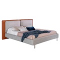 Angel cerda, Bett aus Stoff, Kunstleder und Stahl Bett aus Stoff, Kunstleder und Stahl
