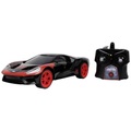 JADA TOYS 253226004 Marvel Miles Morales RC 2017 Ford GT 1:16 RC Einsteiger Modellauto Elektro Sportwagen