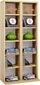 Holz CD DVD Stand Regal Schrank Aufbewahrung Standregal Ständer Milano Holz CD DVD Stand Regal Schrank Aufbewahrung Standregal Ständer Milano