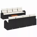 VidaXL - Garten-sofa poly-rattan, One Size, Schwarz