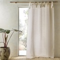 AM.PM, Vorhang Colin Aus Leinen Unisex Weiss 140x350CM