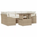 VidaXL - Garten-sofa-set poly-rattan, One Size, Beige