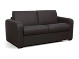 Schlafsofa mit Matratze 3Sitzer Leder Matratze Braun BEVIS Schlafsofa mit Matratze 3Sitzer Leder Matratze Braun BEVIS