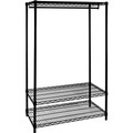 Kleiderständer Lux mattschwarz 90x45x180