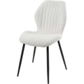 mutoni, Stuhl Bouclé weiss Stuhl Bouclé weiss
