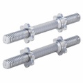 Gorilla sports, Kurzhantelstangenset Unisex Silber ONE SIZE