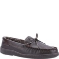 Hausschuhe Ace, Leder Unisex Braun 45