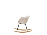 Beliani, Beliani Schaukelstuhl beige HARMONY