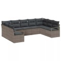 VidaXL - Outdoor-sofa poly-rattan, One Size, Grau