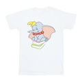 Dumbo Sitting On Books Tshirt Unisex Weiss 116