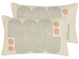 Kissen 2er Set aus Baumwolle Boho TIARELLA Kissen 2er Set aus Baumwolle Boho TIARELLA