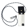 Handy Kette für Apple iPhone 12 PRO MAX Silikon mit Gold Ringen