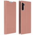 Dux Ducis - Samsung Galaxy Note 10 Flip Wallet Cover Leder Tasche - Roségold