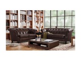 Couchgarnitur Microfaser Vintage Look Chesterfield 3+2 Aquitaine Couchgarnitur Microfaser Vintage Look Chesterfield 3+2 Aquitaine