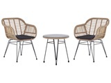 Bistro Set aus PE Rattan Modern TROPEA II Bistro Set aus PE Rattan Modern TROPEA II