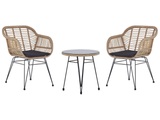 Bistro Set aus PE Rattan Modern TROPEA II Bistro Set aus PE Rattan Modern TROPEA II