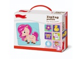 Activity-board, Lernspiel, ZickZack-Puzzle - Princess Dreams Multicolor