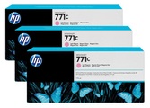 HP 771C 3er-Pack Magenta hell DesignJet Tintenpatronen, 775 ml