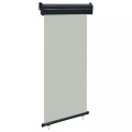 vidaXL Balkon-Seitenmarkise 100 × 250 cm Grau