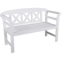 Gartenbank Vancouver Eukalyptus Weiss 128 Unisex Weiss ONE SIZE
