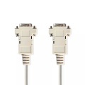 VGA-Kabel | VGA-Stecker | VGA-Stecker | Vernickelt | Maximale Auflösung: 1024x768 | 2,00m | Rund | ABS | Elfenbein | Etikett