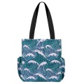 Only-bags.store - Modische Handtasche mit Reißverschluss lässige Umhängetasche Große Einkaufstasche, für Damen, Multicolor, One Size