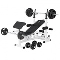 Gorilla sports, Kraftstation Universal Kunststoff-grip 100 Kg Unisex Weiss ONE SIZE