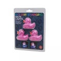Novelty, LED Badeenten Duck Lights 3er Set Pink
