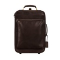 Maxwell Scott Piazzale - Trolley-Reisetasche aus Leder in Dunkelbraun