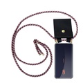 Handy Kette für Nokia 2,1 Silikon mit Gold Ringen