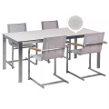 Gartentisch Set aus Sicherheitsglas Modern COSOLETO Gartentisch Set aus Sicherheitsglas Modern COSOLETO