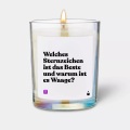 CandleHand - Duftkerze Flowery Welches Sternzeichen ist das Beste und warum ist es Waage?, One Size, Transparent