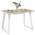 HOMCOM - Esstisch, One Size, Eiche