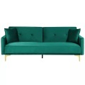 Schlafcouch aus Samtstoff Retro LUCAN Schlafcouch aus Samtstoff Retro LUCAN