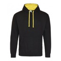 Kapuzenpullover Kapuzensweatshirt Damen Schwarz XXL