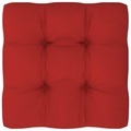 vidaXL Palettensofa-Kissen Rot 80x80x12 cm