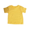 Runder Hals Tshirt Jungen Gelb 80