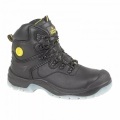 Steel Sicherheitsstiefel Unisex Schwarz 46