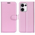 Cover-Discount - OPPO Reno13 Leder Etui Hülle, Rosa