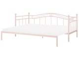 Beliani, Bett mit Lattenrost aus Stahl Modern TULLE Bett mit Lattenrost aus Stahl Modern TULLE